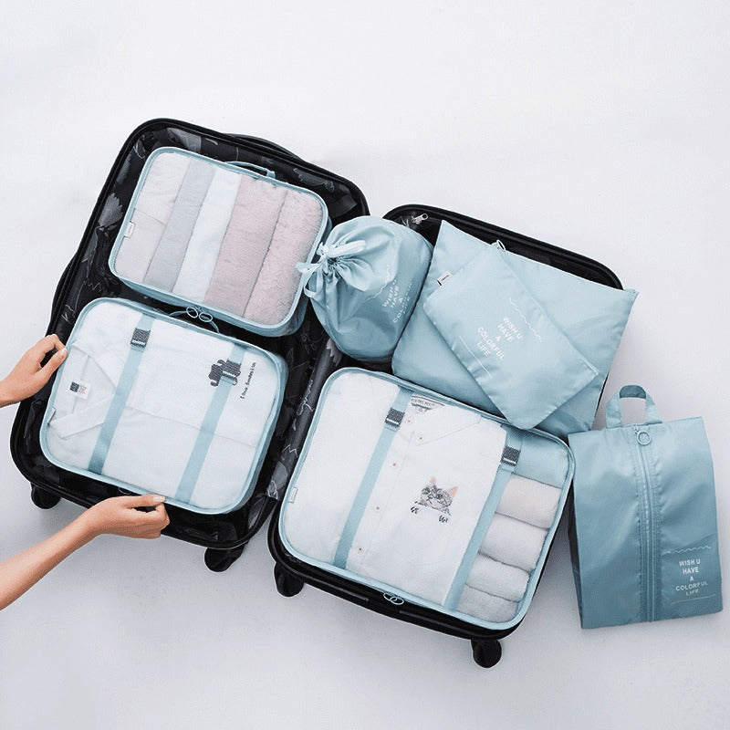 Kit 7 Bolsas Organizadoras Para Mala de Viagem STORAGE BAG - [PAGUE 4 LEVE 7 - SUPER PROMOÇÃO POR TEMPO LIMITADO]